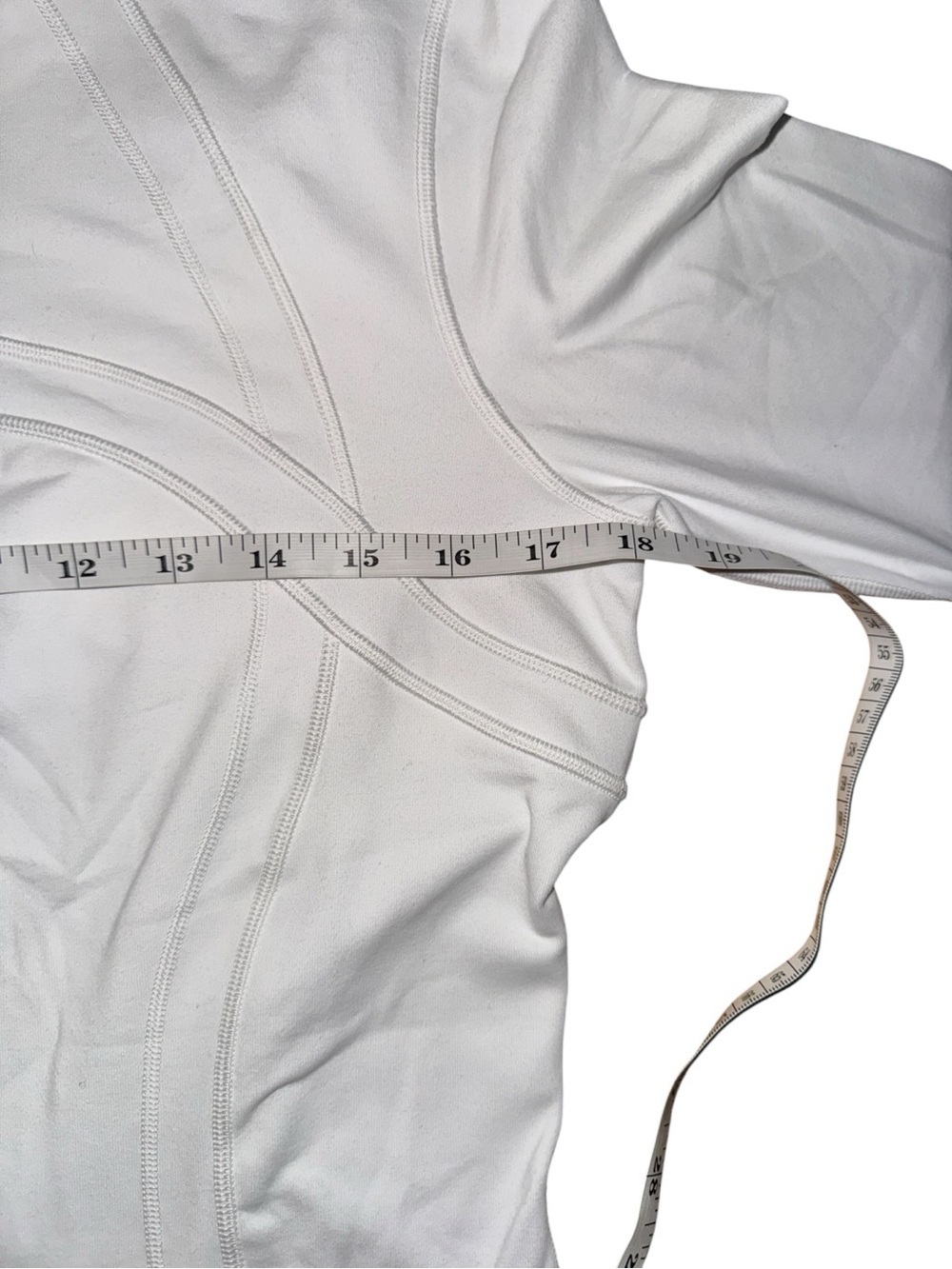 Lululemon Define Jacket Luon White Size 10 NWT Full Zip Athleisure - Picture 4 of 9